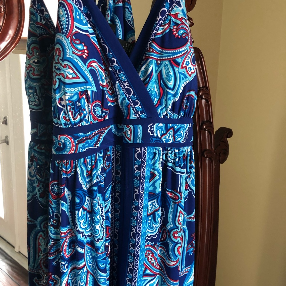 INC Sparkly Maxi Dress